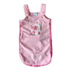 Okie Dokie Infant Baby Soft Pink Fleece Baby Sack Car Seat Friendly, 6-9 Months